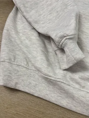 Lazy Sunday Light Gray NEW YORK Crewneck Sweatshirt with Navy Lettering thumbnail 7