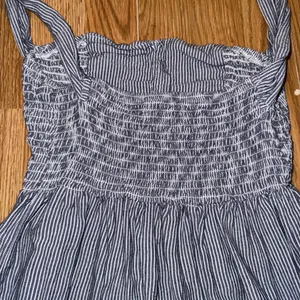 American Eagle Striped smocked tie strap dress thumbnail 4