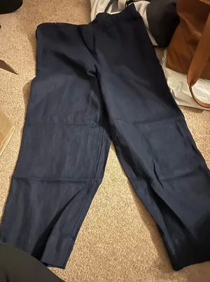 J Jill‎ linen blue cropped blue pants small thumbnail 1