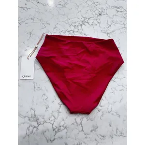 NWT Quince Magenta High Rise Bikini Bottoms Size XS thumbnail 2
