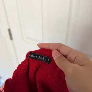 Abercrombie Red Floral Dress thumbnail 4