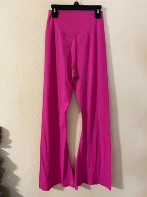 Sunzel Crossover Flared Leggings Pink Size M thumbnail 2