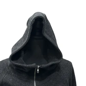 ALO Jacket Size Small‎ Petite Hooded Pockets Full Zip Charcoal Grey thumbnail 2