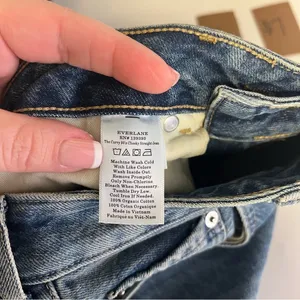 Everlane | Classic Blue Women's‎ Jeans 28 Crop Curvy 90s thumbnail 11