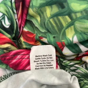 EVCR Tropical Floral Built In Shorts Athletic Active Tank Dress‎ Sz S Resort thumbnail 6