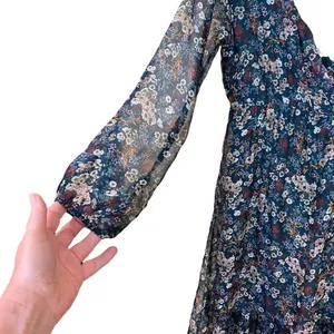 Elena Baldi Silk Floral Hi-Lo Dress Size Small thumbnail 5