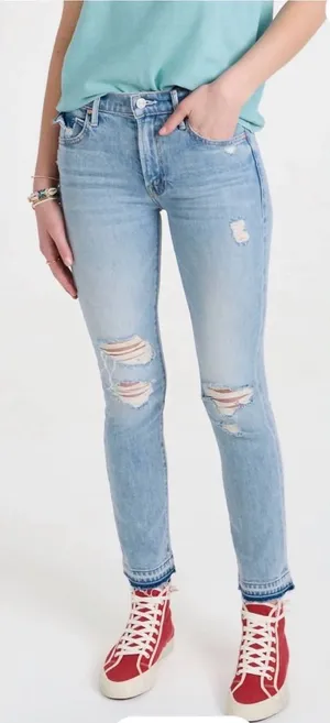 Mother Superior The Rascal ankle undone distressed size‎ 25 Sample Blue thumbnail 1