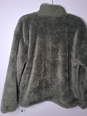 NWT New Balance Women's Olive Green Pile Fur Plush Full-Zip Fleece Jacket size L thumbnail 10