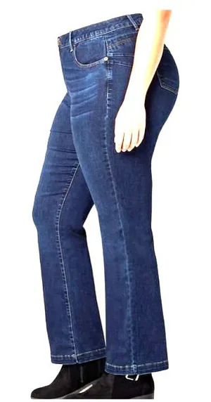 Avenue classic boot cut dark wash denim sized 14 tall thumbnail 1