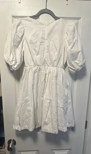 Abercrombie & Fitch White Mini Dress thumbnail 4