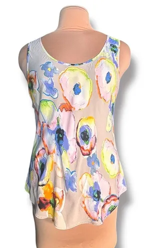 Jams World Mystic Pond Multicolor Abstract Floral Tank Top Artsy Maximalist thumbnail 1