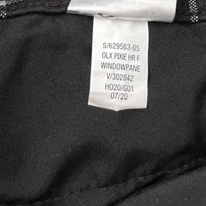 Old Navy Pixie High Rise Ankle Pant Size 10 Black Windowpane Plaid Preppy Office thumbnail 8