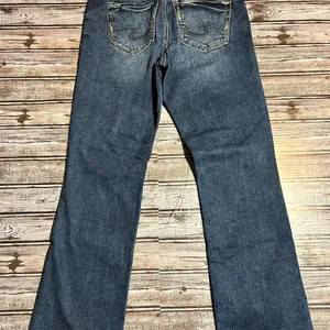 Silver Jeans Women's Slim Boot Blue Denim thumbnail 3