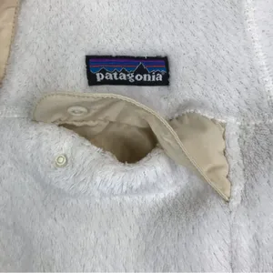 PATAGONIA Polartec Fleece Snap-T Pullover Women XS Cream Gorpcore Outdoor Casual thumbnail 9