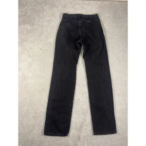 womens black‎ wrangler cowboy cut jeans black 9x32 (28x33) vtg USA thumbnail 4