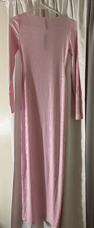 Skims NWOT Soft Long Sleeve Dress Cherry Blossom Medium Petite thumbnail 5