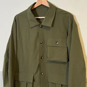 Utility Lightweight  Olive Green Pocket Jacket  Size Large thumbnail 12