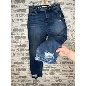 Kancan | women distressed denim jeans thumbnail 8