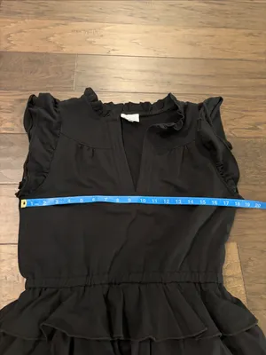 Anthropologie Sundays June Tiered Mini Dress Sz M thumbnail 8