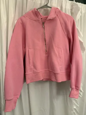 Amazon Pink half zip hoodie thumbnail 1