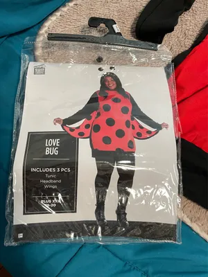 Women’s love bug ladybug costume XXL 18-20 thumbnail 4