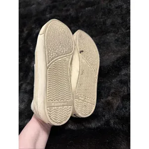 Flamingos Life Shoes Womens 39 / 8.5 White Canvas Walking Lace Trainers Sneakers thumbnail 4