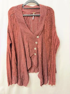 Free People Hemingway Cape Cardigan Size Small thumbnail 5