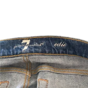 7 For All Mankind Ring-Detail Straight Jeans Riviera statement cropped capris thumbnail 8