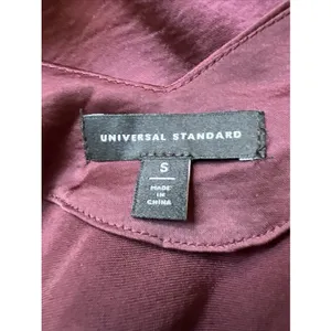Universal Standard‎ Burgundy Satin Lace Trim Cami Top Lingerie Romantic thumbnail 6