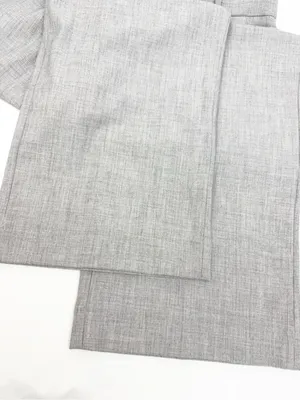Abercrombie & Fitch Curve Love A&F Sloane Tailored Wide Leg Pant Grey Heather thumbnail 9