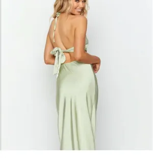 Beginning Boutique Maxi Dress Green thumbnail 2