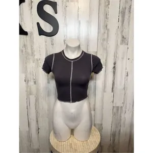 Garage Gray crop top thumbnail 5