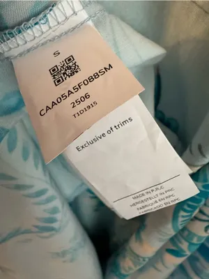 NWT Cupshe Dusk Delight Tropical Maxi Dress Blue Size S thumbnail 8