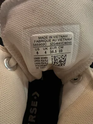 White High Top Converse thumbnail 6