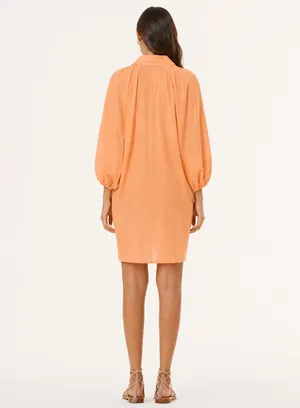 Young Fabulous and Broke Sailboat Linen Shirt Dress Sz M thumbnail 2