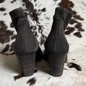 Paul Green Grey Suede Booties‎ Size 5.5 B15 thumbnail 6