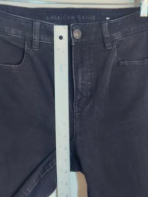 American Eagle Black High Rise Jegging Jeans Size 12 thumbnail 8