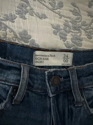 Abercrombie and fitch high waisted Jean shorts 00 24 thumbnail 4