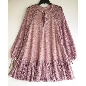 Free People Jenny Purple Crush Velvet Dress thumbnail 3