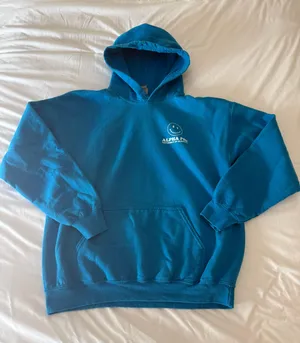 Alpha Phi Alabama Hoodie Blue Size L thumbnail 1