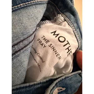 Mother The Sinner Fray Jeans Womens 25 Blue‎ Denim Good Distressed thumbnail 6