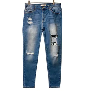 KanCan Los Angeles Distressed Light Wash Skinny Blue Jeans Denim thumbnail 3