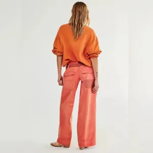 NWT WE THE FREE X FREE PEOPLE Waterfalls Baggy Wide Leg Denim Jeans Oklahoma Sun thumbnail 3