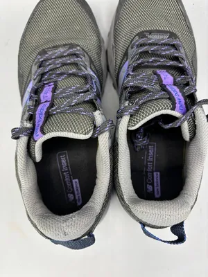 New Balance T410 Trail Running Shoes Unisex M7/W8.5 Gray Lace Up WT410LQ8 thumbnail 5