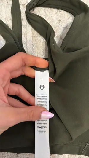 Dark Green Lululemon Align Tank thumbnail 3