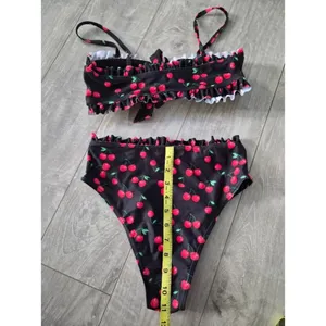 No-brand Women's Black and Red Bikini-and-tankini-tops thumbnail 6