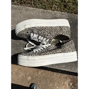 Gianni Bini Leopard Print‎ Platform Sneakers Women's Size 9M thumbnail 3