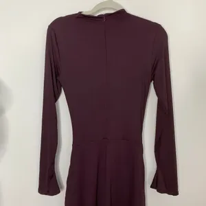 Babyboo Tahnee Maxi Dress Plum Womens Cutout Longsleeve BodyCon Size Medium thumbnail 8