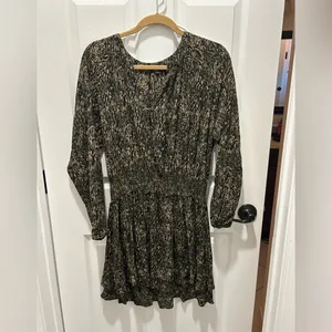 Rails Olive Long Sleeve Dress thumbnail 6