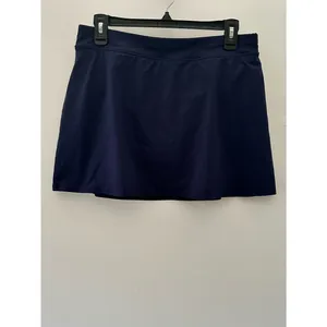 Lands End Tummy Control Swim Skirt Size 8 Navy thumbnail 2